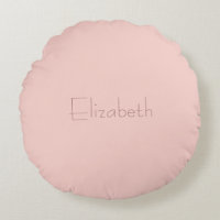 Modern Initial Elegant Blush Pink Name Letter
