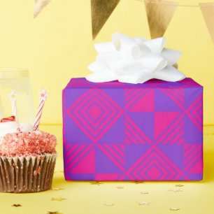 Modern Initial Geometric Love Father'S Day Wrapping Paper