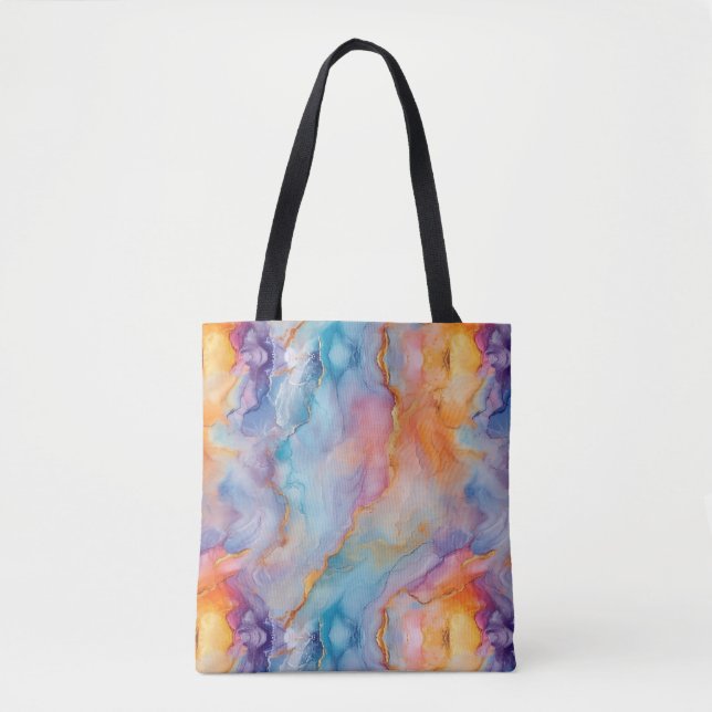 Modern Inkwave  Tote Bag (Front)