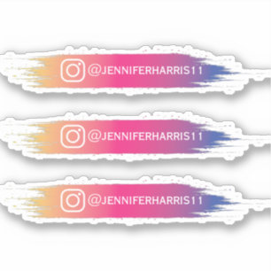 Modern Instagram Custom Sticker