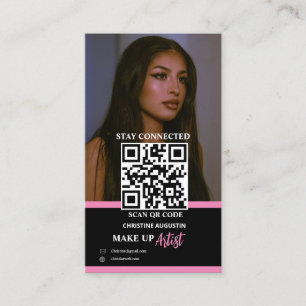 Modern Instagram Makeup Artist Beauty Artist Hair Calling Card