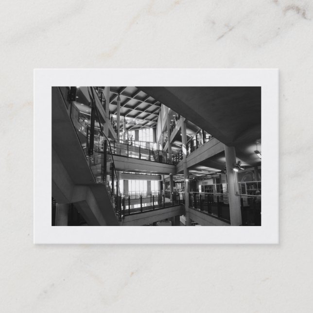 Modern Interior (Bordered) Business Card (Front)