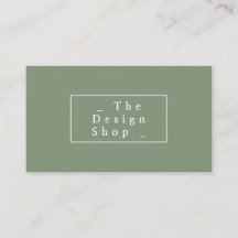 Modern Interior Designer Business Card