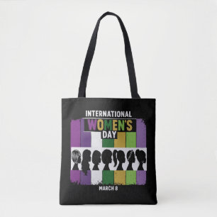 Modern International Women's Day Diverse Women Tote Bag