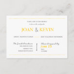 Modern Invitation Suite Brunch Card<br><div class="desc">Complement your Modern Invitation Suite with a morning-after brunch for all of your guests. All information and colours are fully customizable.</div>