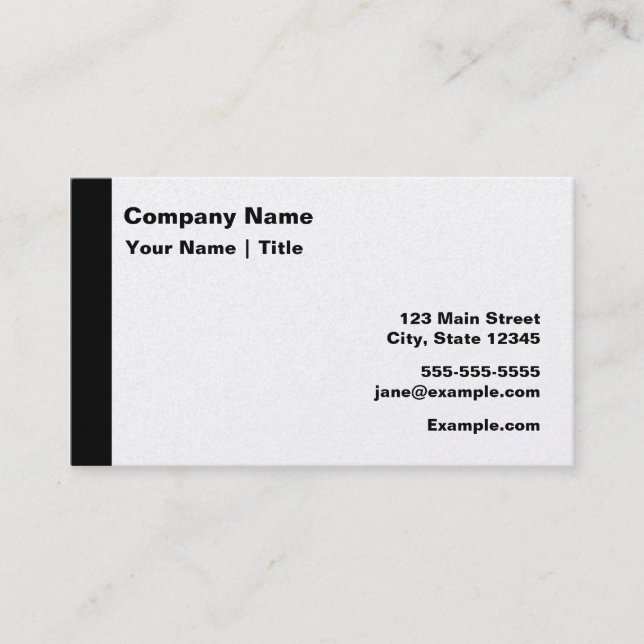 Modern Iridescent Business Card (Front)