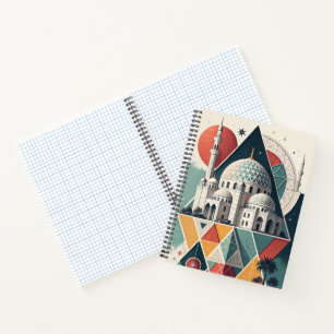 Modern Islamic Geometric Art Architecture Design Notebook