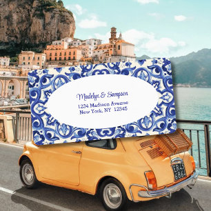 Modern Italian Blue La Dolce vita Label