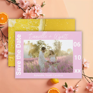 Modern Italian Summer Wedding Save The Date