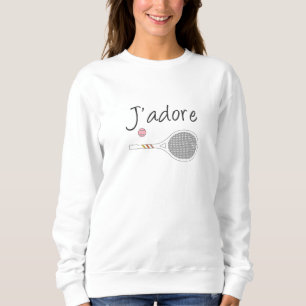 Modern J'adore I Love Tennis Sweatshirt