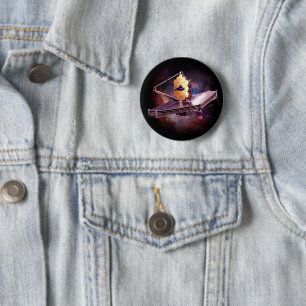 Modern James webb space nasa telescope space T-Shi 2 Inch Round Button