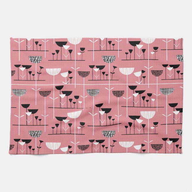 Modern Jazz - Pink e3868f Kitchen Towel (Horizontal)
