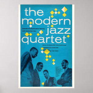 Modern Jazz Quartet jazz poster - Hanover, Germany