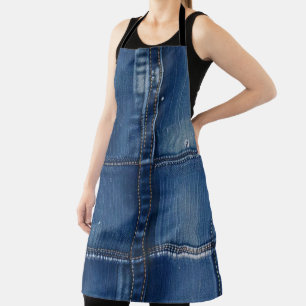 Modern Jeans Look Casual Cooking Apron