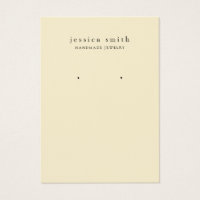 Modern Jewellery Earring Display Card