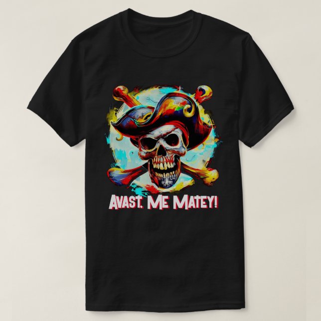 Modern Jolly Roger T-Shirt (Design Front)
