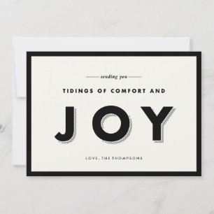 Modern Joy Holiday Greeting
