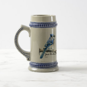 Modern Just Birding Blue Jays Beer Stein
