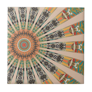 Modern  kaleidoscope Ceramic Tile