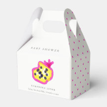 Modern Kids Hand Drawn Passion Fruit Baby Shower