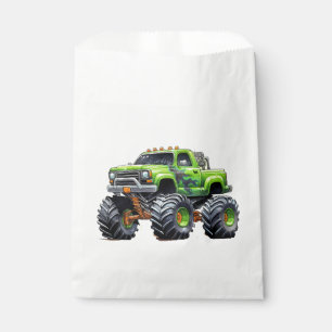 Modern Kids Monster Truck Birthday Party Favour Bag