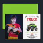Modern Kids Monster Truck Birthday Party Invitation<br><div class="desc">Rev up the fun with this Modern Kids Monster Truck Birthday Party invitation! Featuring bold colors and an exciting monster truck design, this invite is perfect for little thrill-seekers. Customize all the party details to make it uniquely yours. Whether it’s a backyard bash or an adventure at the track, this...</div>