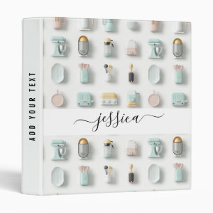 Modern kitchen icons pattern script name binder