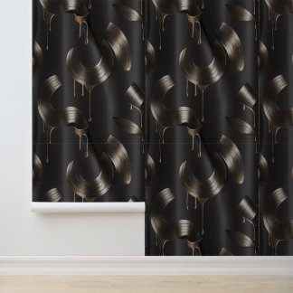 Modern Labyrinth No. 4 (Metallic) Luxury Wallpaper