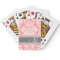 Modern Lace Damask Pattern - Coral and Grey