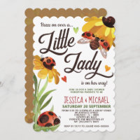 Modern Lady Bug Baby Shower