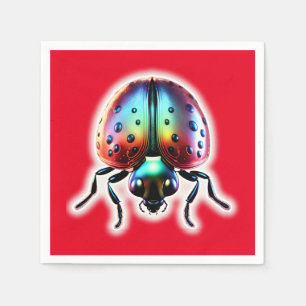 Modern Ladybug  Napkin