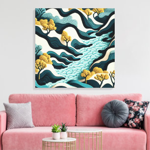 Modern Landscape Canvas Print