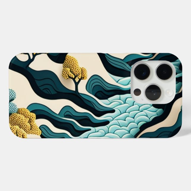 Modern Landscape Case-Mate iPhone Case (Back (Horizontal))