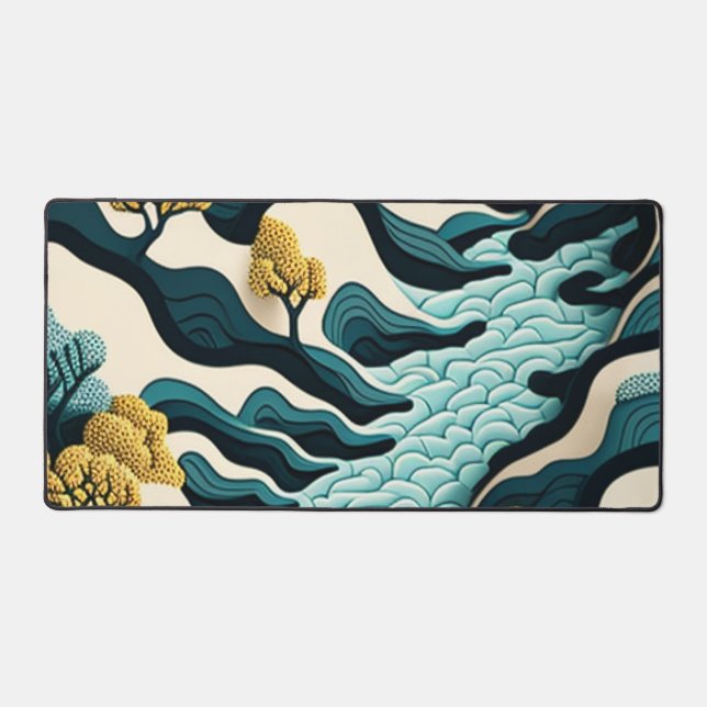 Modern Landscape Desk Mat (Front)