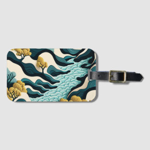 Modern Landscape Luggage Tag