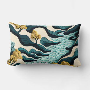 Modern Landscape Lumbar Pillow