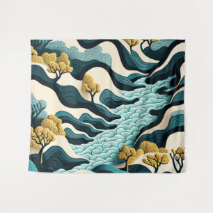 Modern Landscape Tapestry