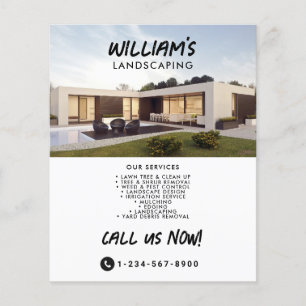 Modern Landscaping Garden Designer Lanscaper Flyer