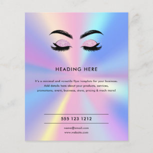 Modern Lash / Brow Artist Flyer Leave a review