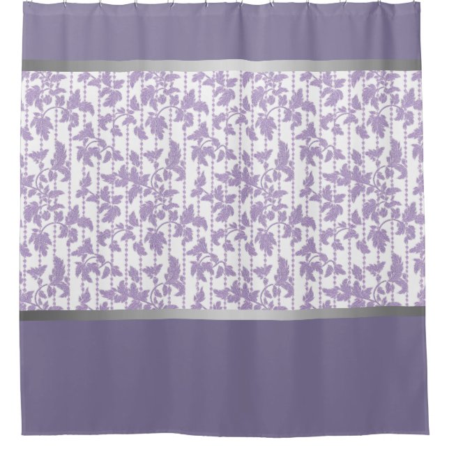 Modern Lavender Floral Abstract  (Front)