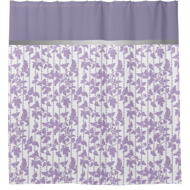 Modern Lavender Floral Abstract  (Front)