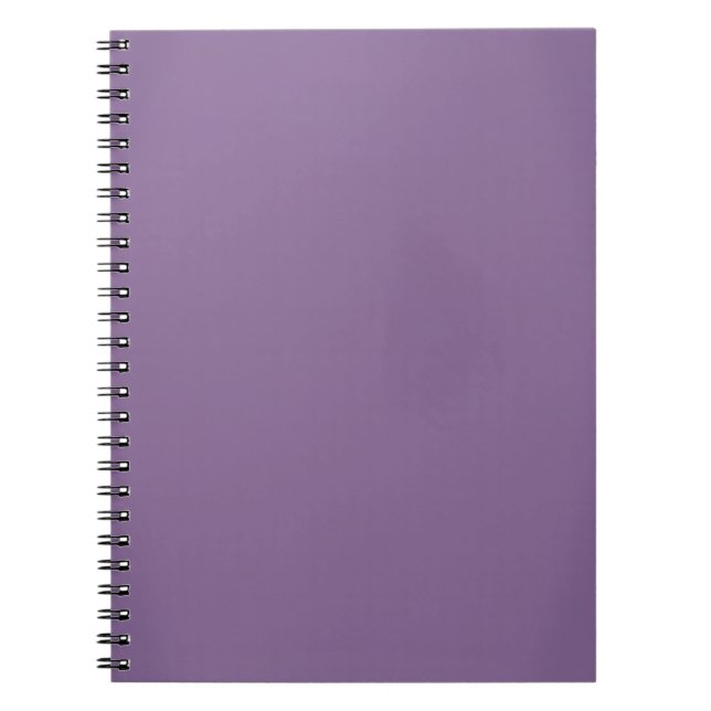 Modern Lavender Purple Customizable Notebook (Front)