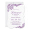Modern Lavender Purple Lace Retirement Party