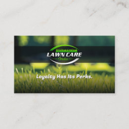 Modern Lawn Care & Landscaping Loyalty Card