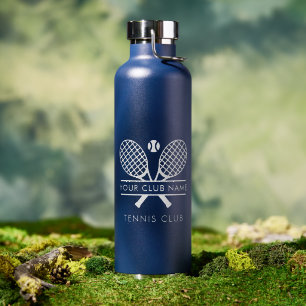 Modern Lawn Tennis Club Name Sports Trainer Water Bottle