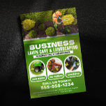 Modern Lawncare & Landscaping Lawn care mowing Flyer<br><div class="desc">Make a lasting impression with this professionally designed lawn care flyer template! Its clean layout and striking visuals will capture attention and showcase your expertise. Whether you offer residential or commercial services,  this versatile template is the perfect marketing tool.</div>