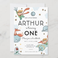 Modern Le Petit Prince Birthday Party 