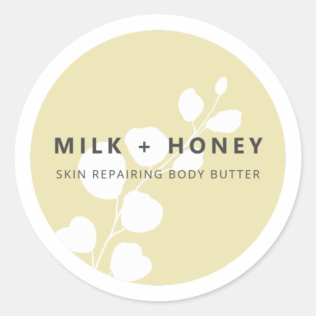 Modern Leaf Beige Mocha Product Labels (Front)