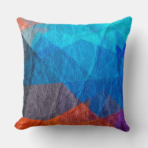 Modern Leather #4 Throw Pillow