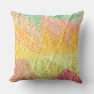 Modern Leather #5 Throw Pillow